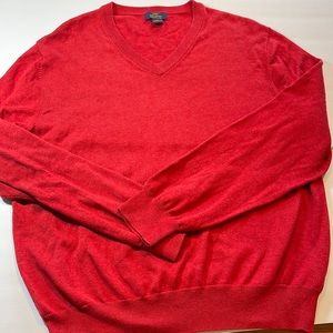 V neck Brooks Brothers Supima Cotton long sleeve shirt